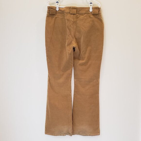 Guess Jeans Stretch Brown Corduroy Boot Cut Retro Pants Ladies Size 32 - Picture 2 of 10